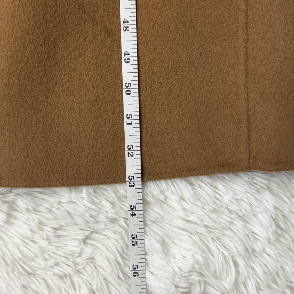 Anine Bing Quinn Long Coat Camel Cashmere Blend (XL) - Picture 8 of 8